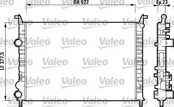 Valeo 732948 - Jäähdytin,moottorin jäähdytys inparts.fi