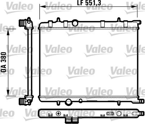 Valeo 732908 - Jäähdytin,moottorin jäähdytys inparts.fi