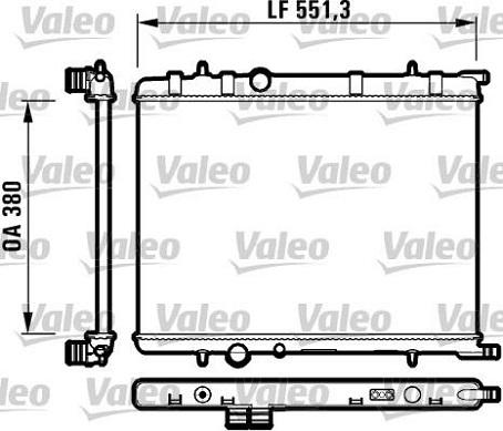 Valeo 732908 - Jäähdytin,moottorin jäähdytys inparts.fi