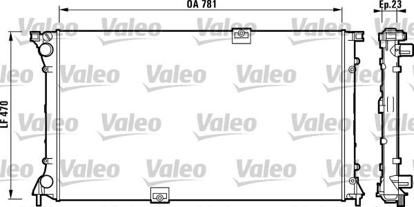 Valeo 732902 - Jäähdytin,moottorin jäähdytys inparts.fi