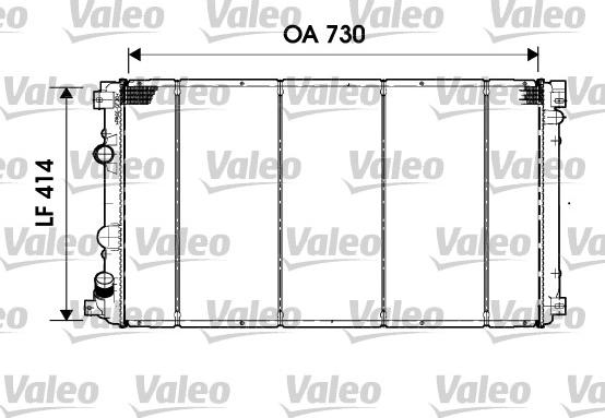 Valeo 732919 - Jäähdytin,moottorin jäähdytys inparts.fi