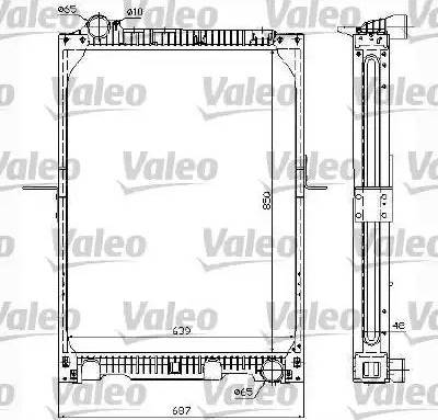 Valeo 732989 - Jäähdytin,moottorin jäähdytys inparts.fi