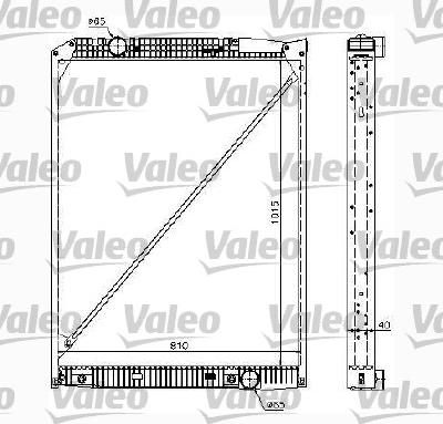 Valeo 732980 - Jäähdytin,moottorin jäähdytys inparts.fi