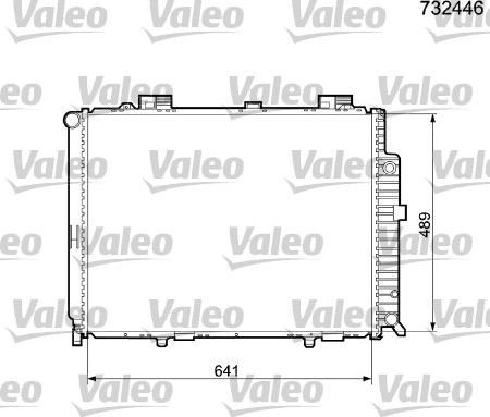 Valeo 732446 - Jäähdytin,moottorin jäähdytys inparts.fi