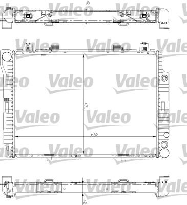 Valeo 732447 - Jäähdytin,moottorin jäähdytys inparts.fi