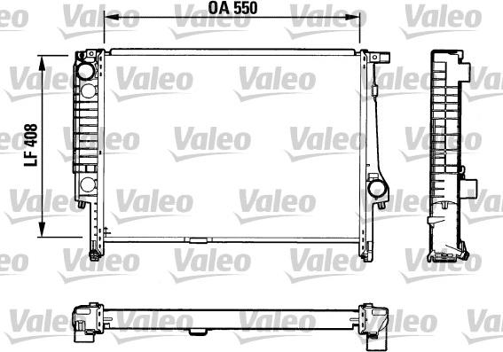 Valeo 732594 - Jäähdytin,moottorin jäähdytys inparts.fi