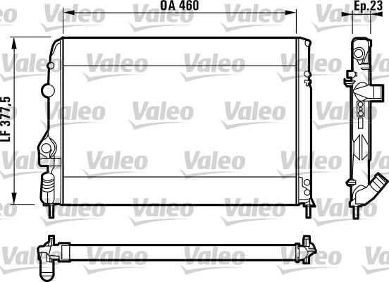 Valeo 732559 - Jäähdytin,moottorin jäähdytys inparts.fi