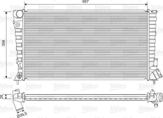 Valeo 732518 - Jäähdytin,moottorin jäähdytys inparts.fi