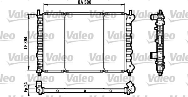 Valeo 732583 - Jäähdytin,moottorin jäähdytys inparts.fi