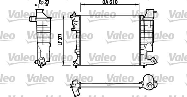 Valeo 732535 - Jäähdytin,moottorin jäähdytys inparts.fi