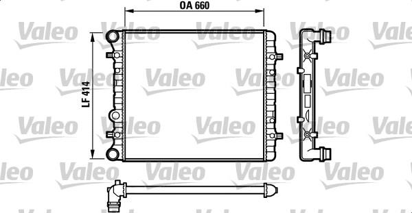 Valeo 732175 - Jäähdytin,moottorin jäähdytys inparts.fi