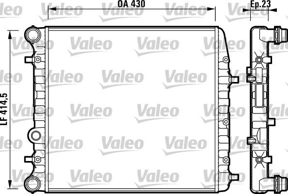 Valeo 732863 - Jäähdytin,moottorin jäähdytys inparts.fi