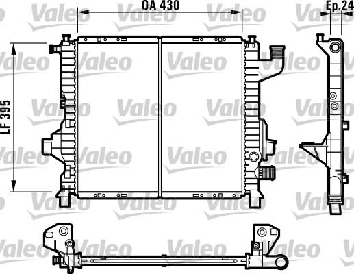 Valeo 732819 - Jäähdytin,moottorin jäähdytys inparts.fi