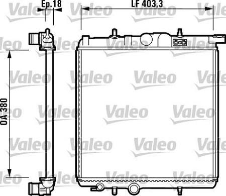 Valeo 732885 - Jäähdytin,moottorin jäähdytys inparts.fi