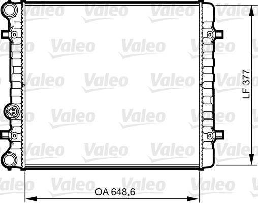 Valeo 732396 - Jäähdytin,moottorin jäähdytys inparts.fi