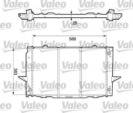 Valeo 732365 - Jäähdytin,moottorin jäähdytys inparts.fi