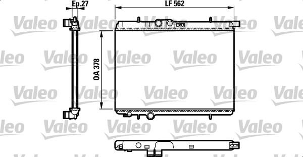 Valeo 732307 - Jäähdytin,moottorin jäähdytys inparts.fi