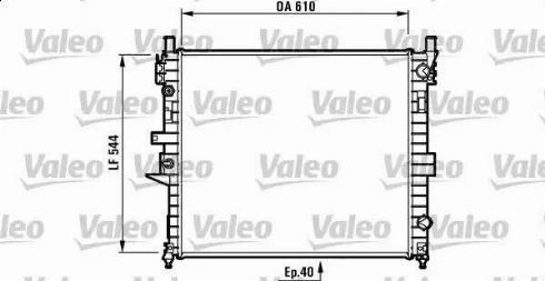 Valeo 732736 - Jäähdytin,moottorin jäähdytys inparts.fi