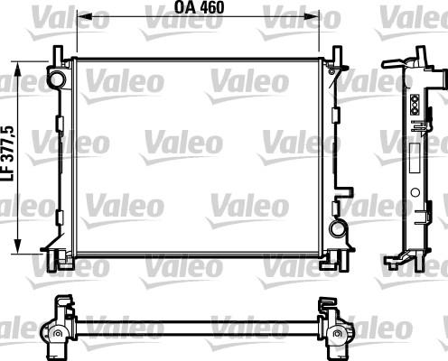 Valeo 732731 - Jäähdytin,moottorin jäähdytys inparts.fi