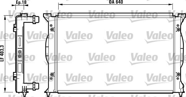 Valeo 732738 - Jäähdytin,moottorin jäähdytys inparts.fi