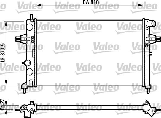 Valeo 732729 - Jäähdytin,moottorin jäähdytys inparts.fi