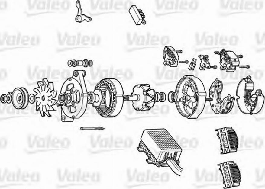 Valeo A14N99 - Laturi inparts.fi