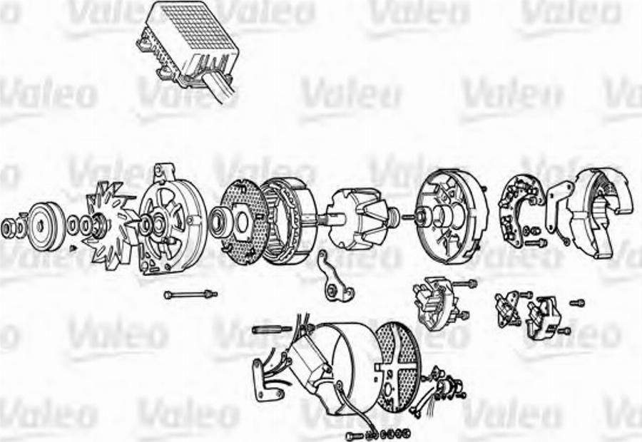 Valeo A14R45 - Laturi inparts.fi