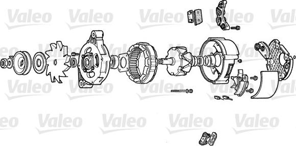 Valeo A13M17 - Laturi inparts.fi