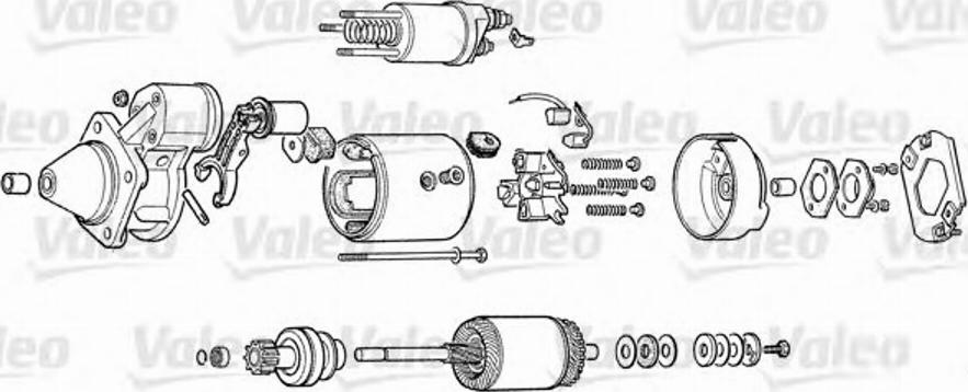 Valeo D9E49 - Käynnistinmoottori inparts.fi