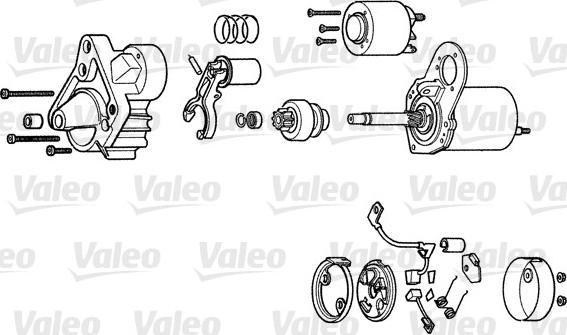 Valeo D6RA93 - Käynnistinmoottori inparts.fi