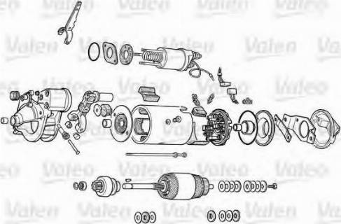 Valeo D10E92 - Käynnistinmoottori inparts.fi