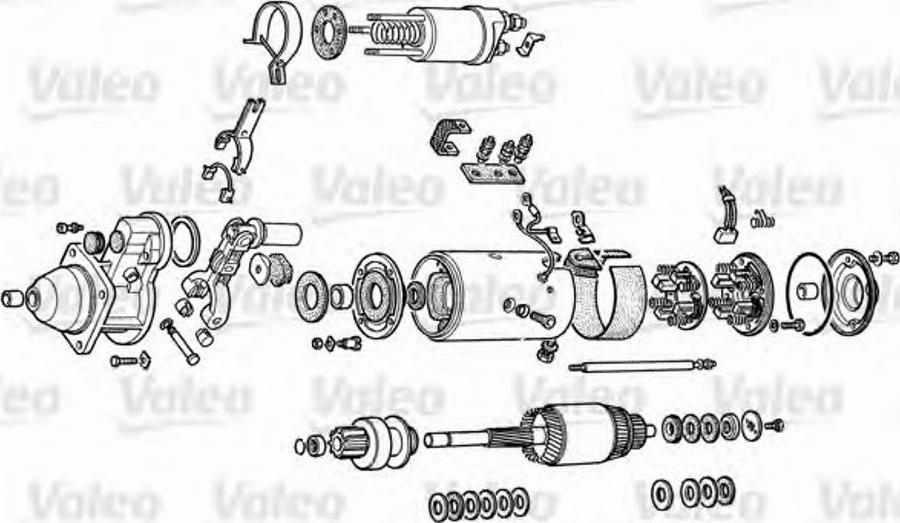 Valeo D11E146 - Käynnistinmoottori inparts.fi