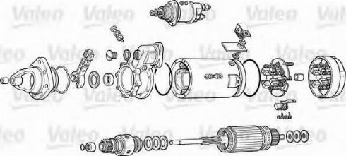 Valeo D13E111 - Käynnistinmoottori inparts.fi