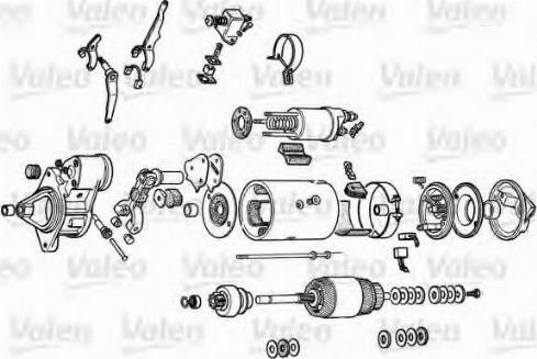 Valeo D8E151 - Käynnistinmoottori inparts.fi