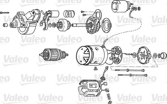 Valeo D8R28 - Käynnistinmoottori inparts.fi