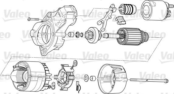 Valeo D7E40 - Käynnistinmoottori inparts.fi