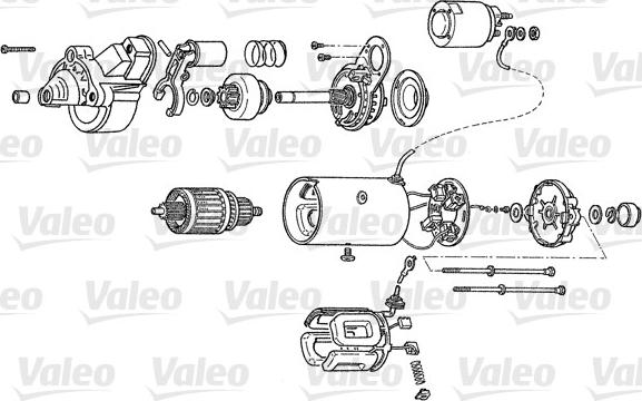 Valeo D7R41 - Käynnistinmoottori inparts.fi