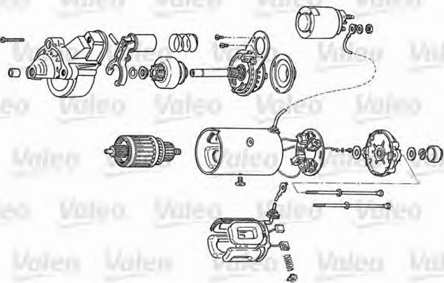 Valeo D7R43 - Käynnistinmoottori inparts.fi