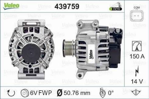 Valeo FG15T044 - Laturi inparts.fi