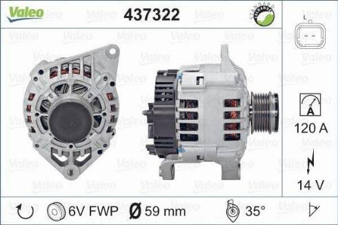 Valeo SG10B019 - Laturi inparts.fi