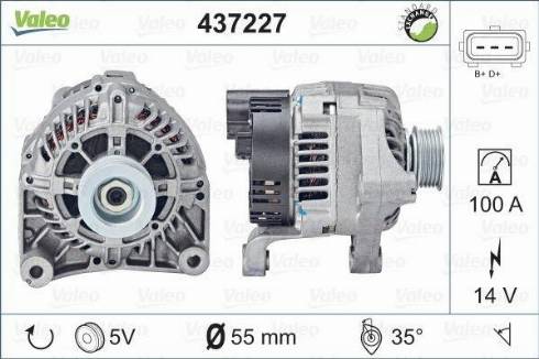 Valeo SG12B080 - Laturi inparts.fi