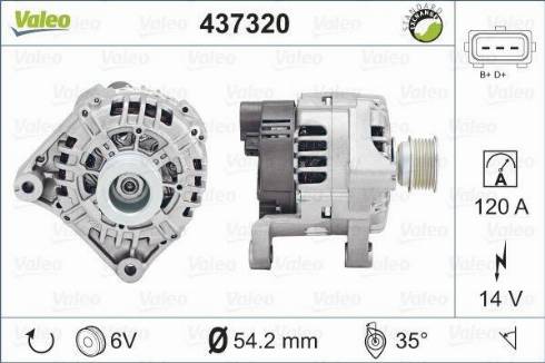 Valeo SG12B039 - Laturi inparts.fi