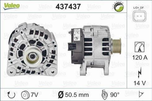 Valeo SG12B109 - Laturi inparts.fi