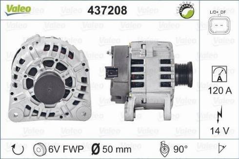 Valeo SG12B123 - Laturi inparts.fi