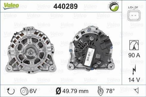 Valeo TG9B065 - Laturi inparts.fi