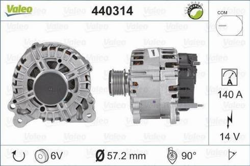 Valeo TG14C031 - Laturi inparts.fi