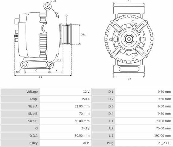 Valeo TG15C094 - Laturi inparts.fi