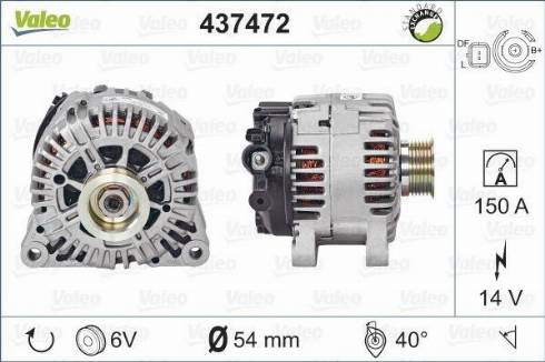 Valeo TG15C156 - Laturi inparts.fi