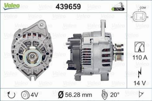 Valeo TG10B025 - Laturi inparts.fi