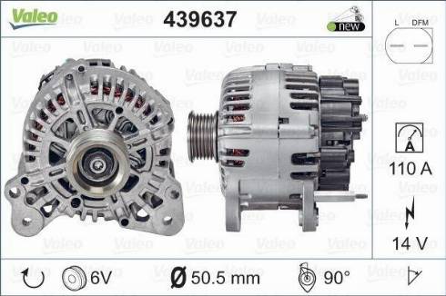 Valeo TG11C057 - Laturi inparts.fi